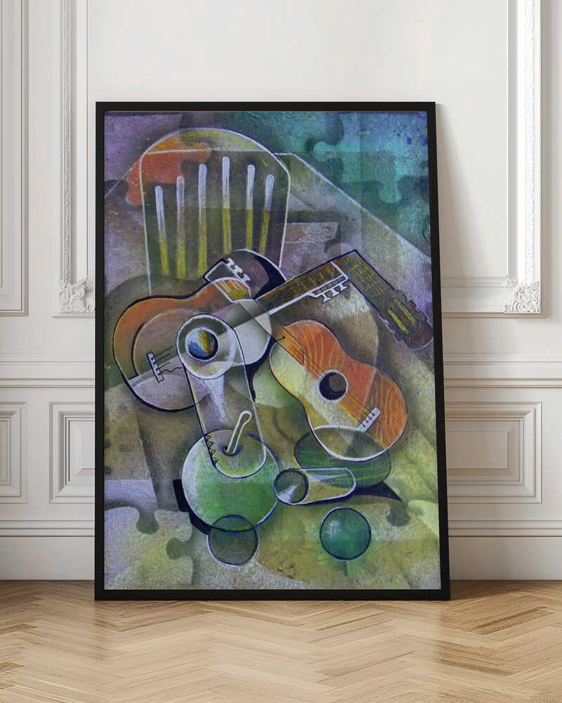 Wall art Still Life with Guitars