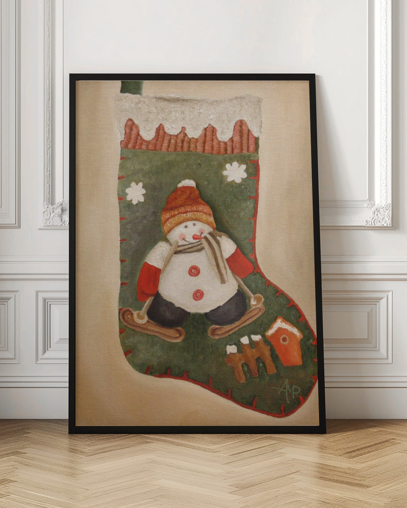 Wall art Christmas Stocking