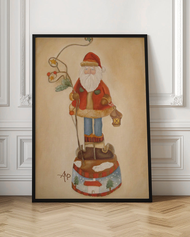 Wall art Santa Is Coming