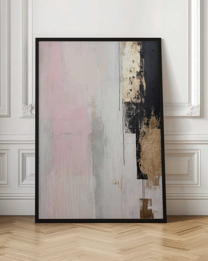 Wall art Pink abstraction