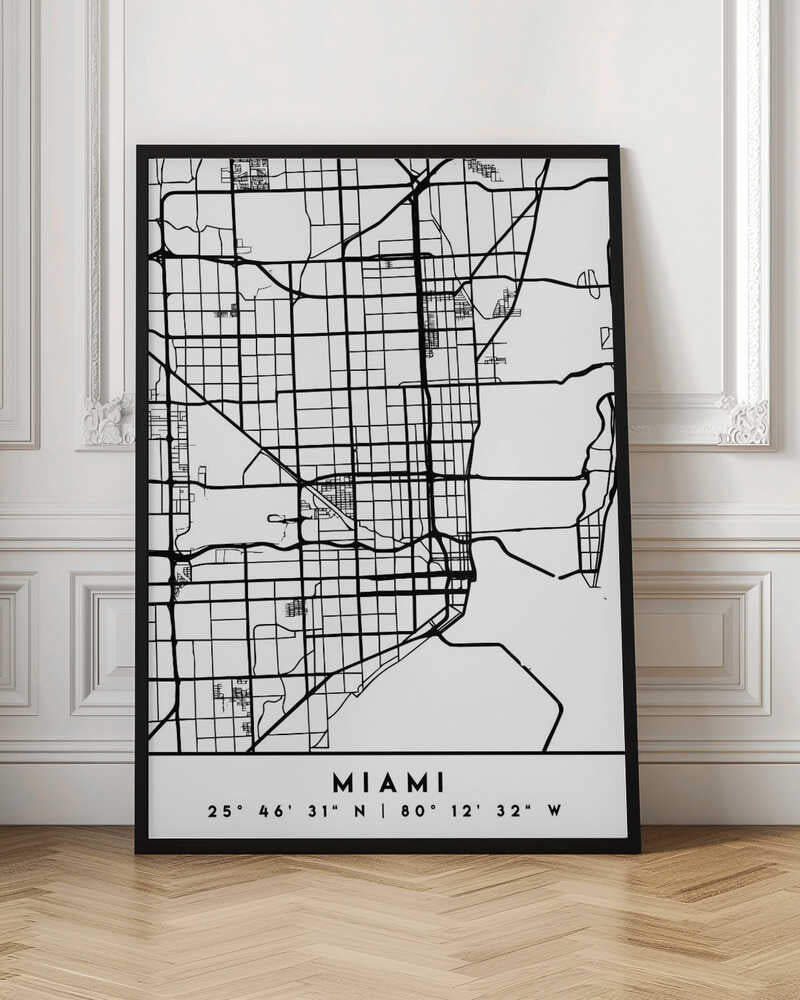 Wall art Black Maps 53