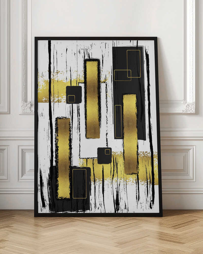Wall art ABSTRACT ART Lively geometric fun