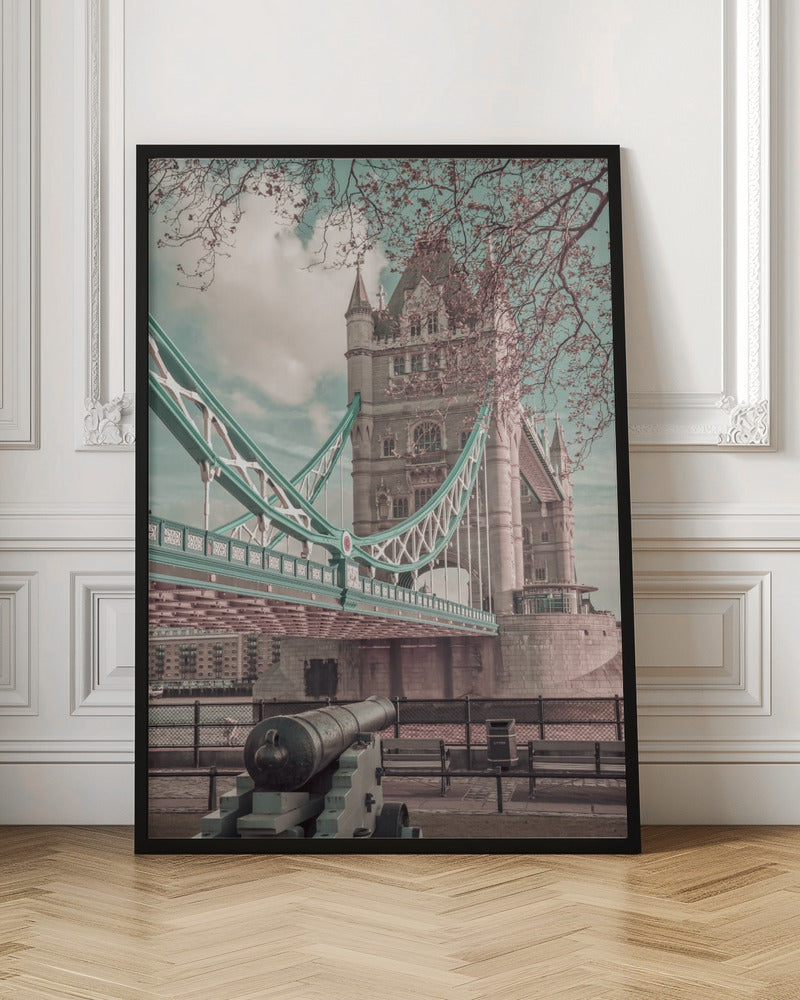 Wall art LONDON Tower Bridge in Detail | urban vintage style