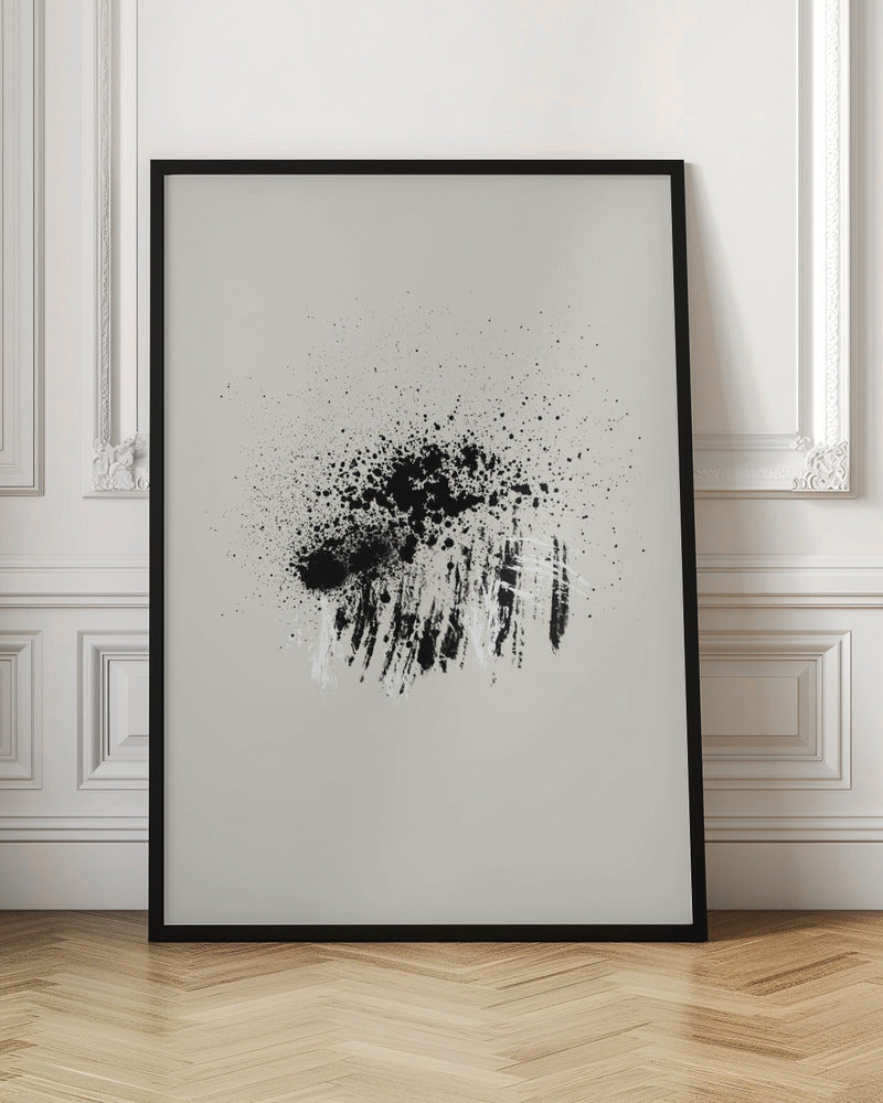 Abstract Art Canvas Print-wall-art-brush-splatters-3-36X48inches