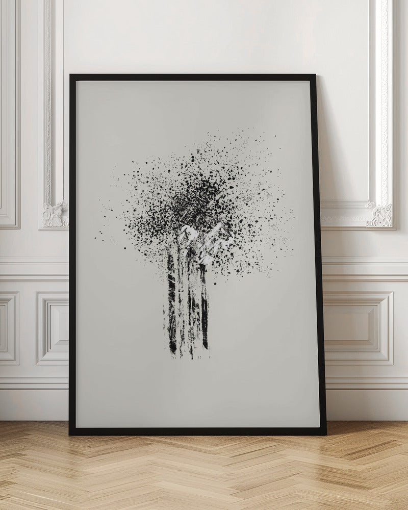 Abstract Art Canvas Print-wall-art-brush-splatters-5-36X48