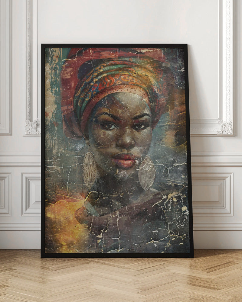 Abstract Art Canvas Print-wall-art-african-art-illustration-wallart-068-36X48