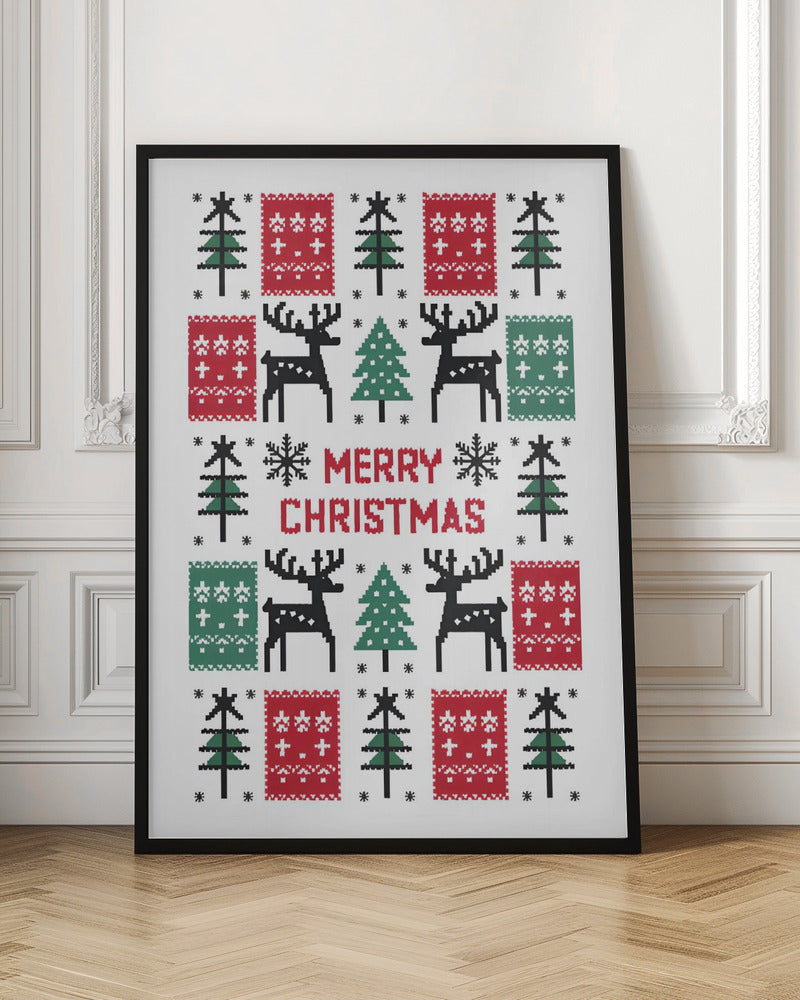 Wall art Merry Christmas Canvas Print