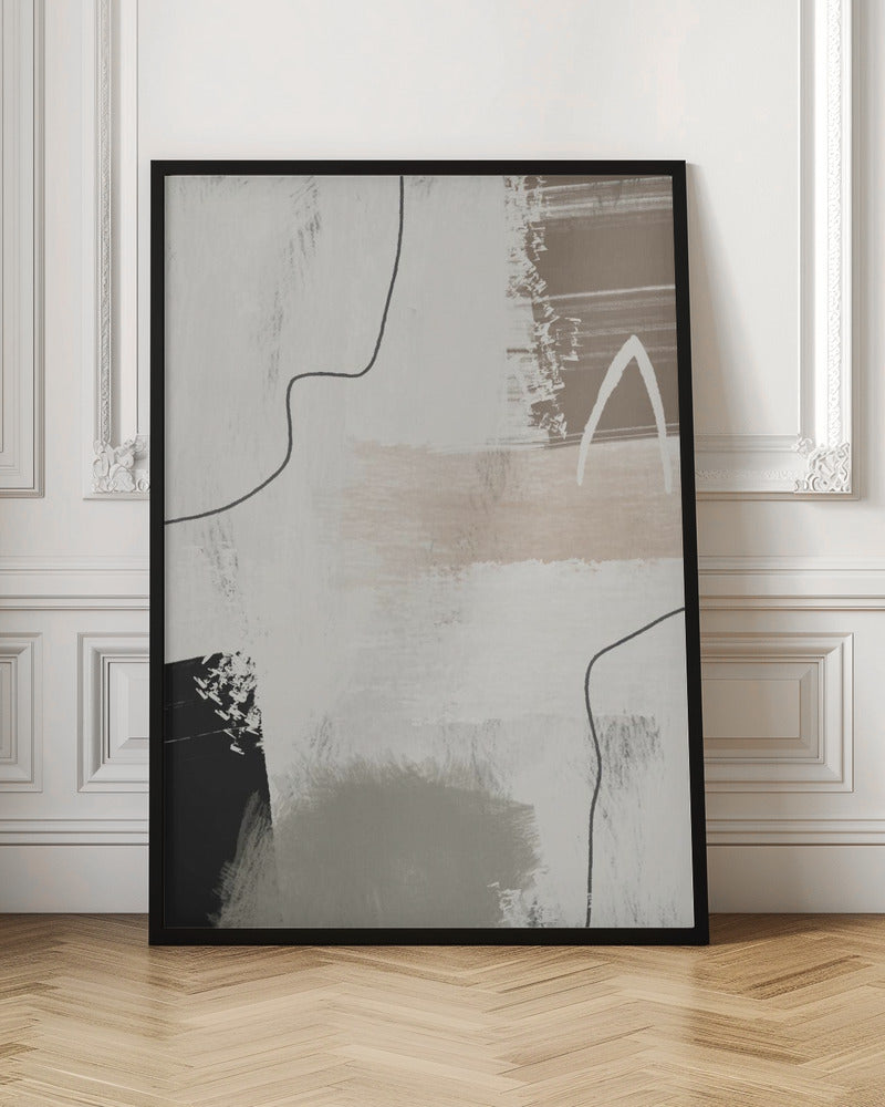 Abstract Art Canvas Print-wall-art-earthly-shapes-36X48