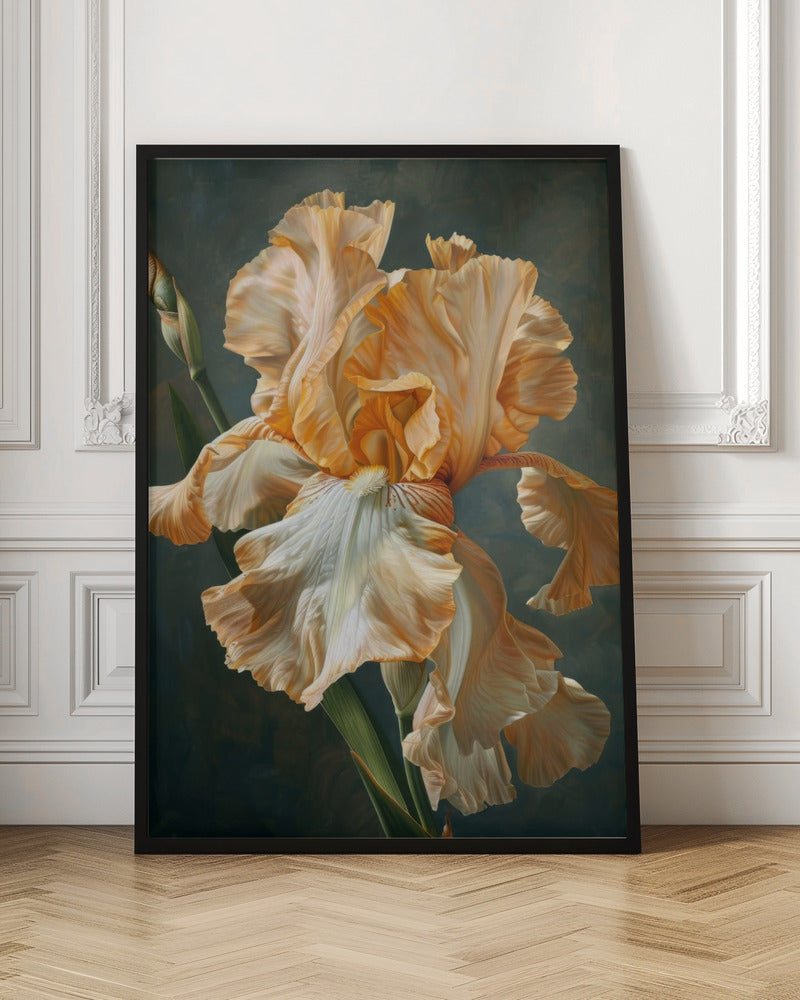 Wall art Iris Fl 76 36X48inch In White Floating Frame