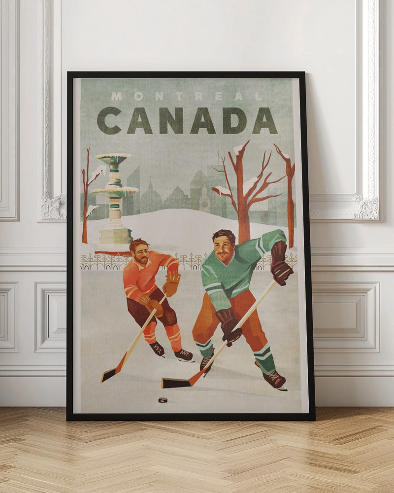 Wall art Montreal Canada Pond Hockey Guys