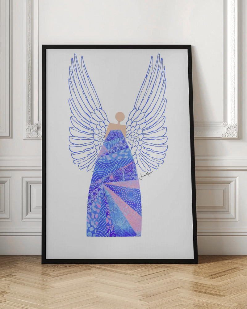 Wall art Angel in Blue