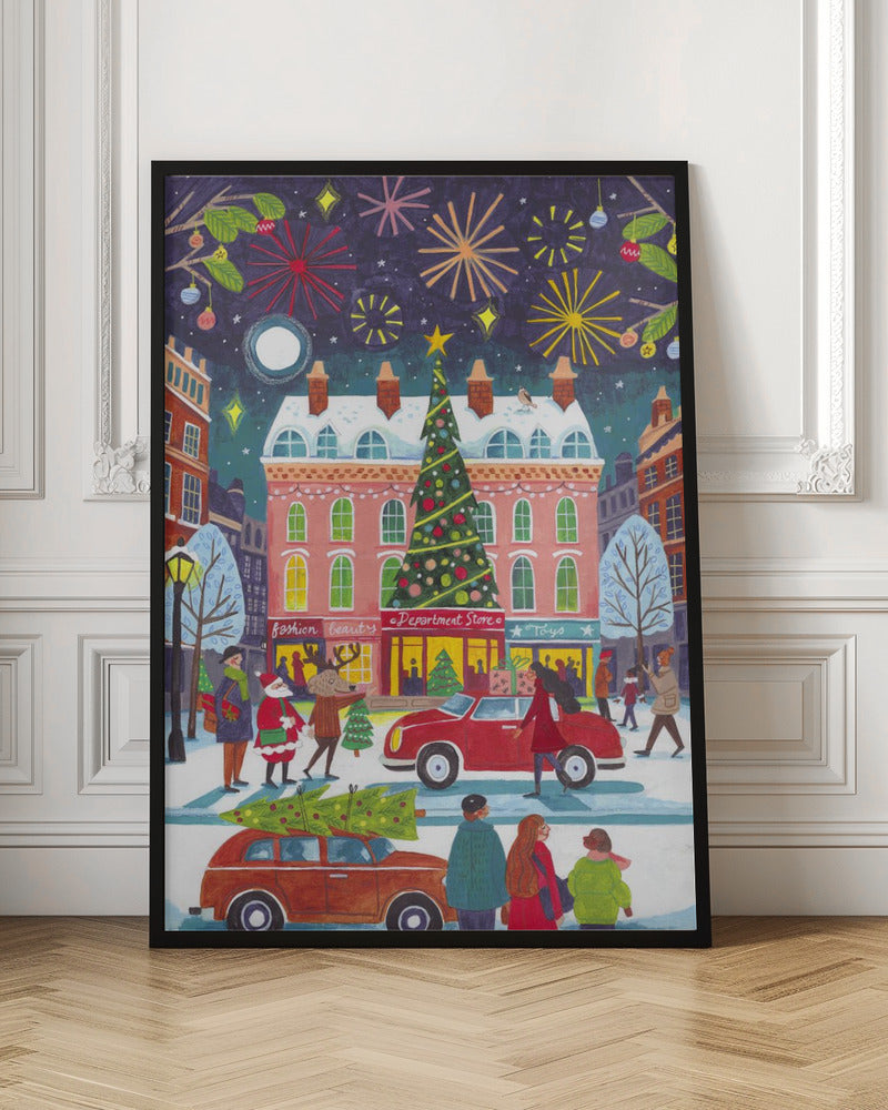 Wall art Christmas in the City Canvas Print