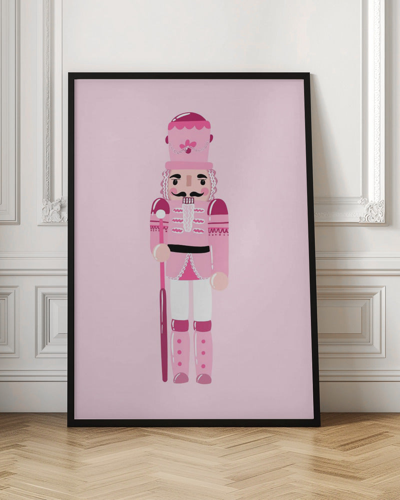 Wall art Pink Nutcracker Canvas Print