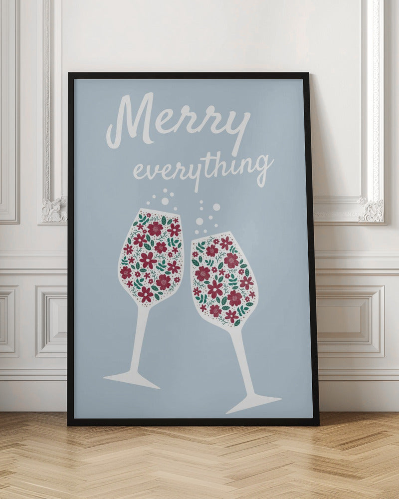 Wall art Merry Everything Canvas Print