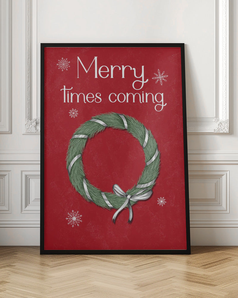 Wall art Merry times coming Canvas Print