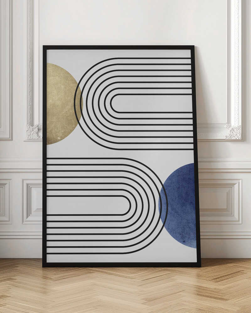 Wall art Curves and Circles