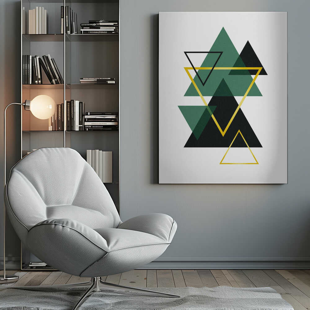 Wall art Minimal Triangle Collection #2
