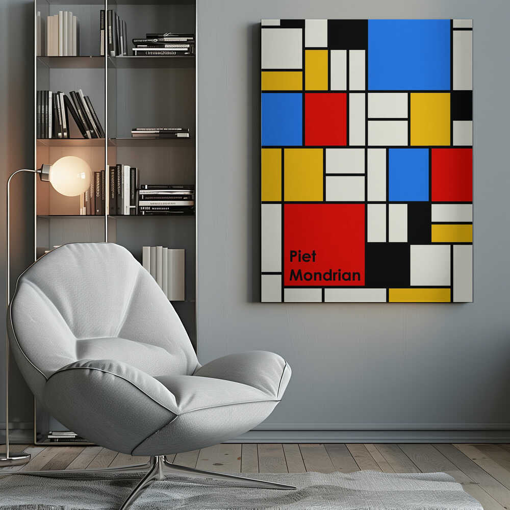 Wall art Piet Mondrian