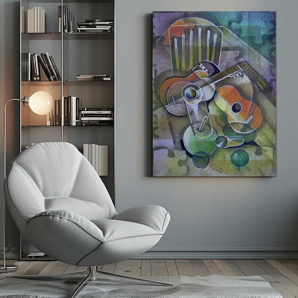 Wall art Still Life with Guitars