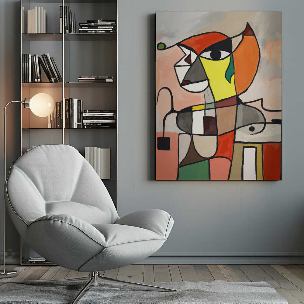 Wall art Colorful Geometric Shapes