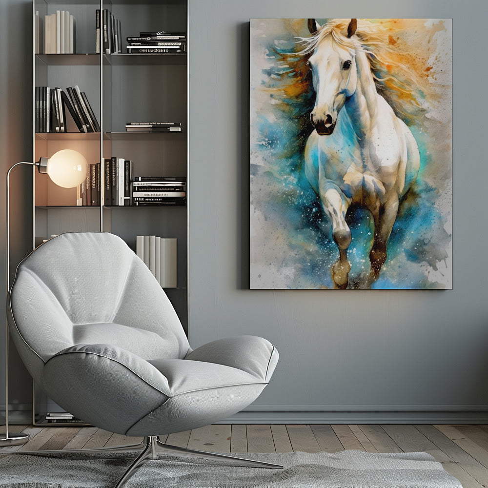 Wall Art Watercolor Horse (14)