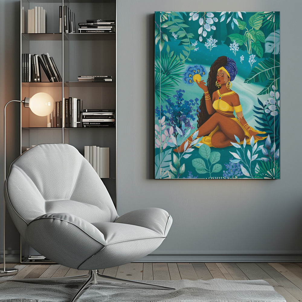 Wall art Oshun Orisha Goddess