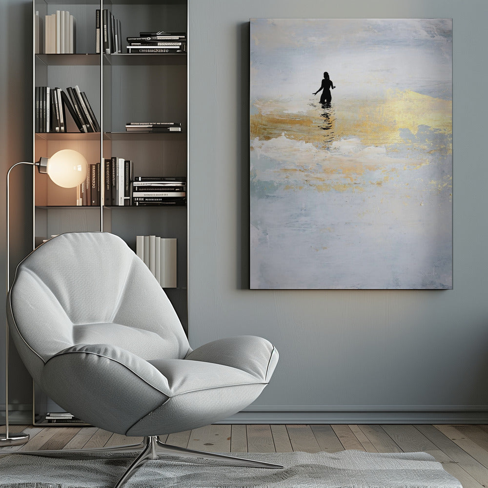 Abstract Art Canvas Print-wall-art-sun-dip-