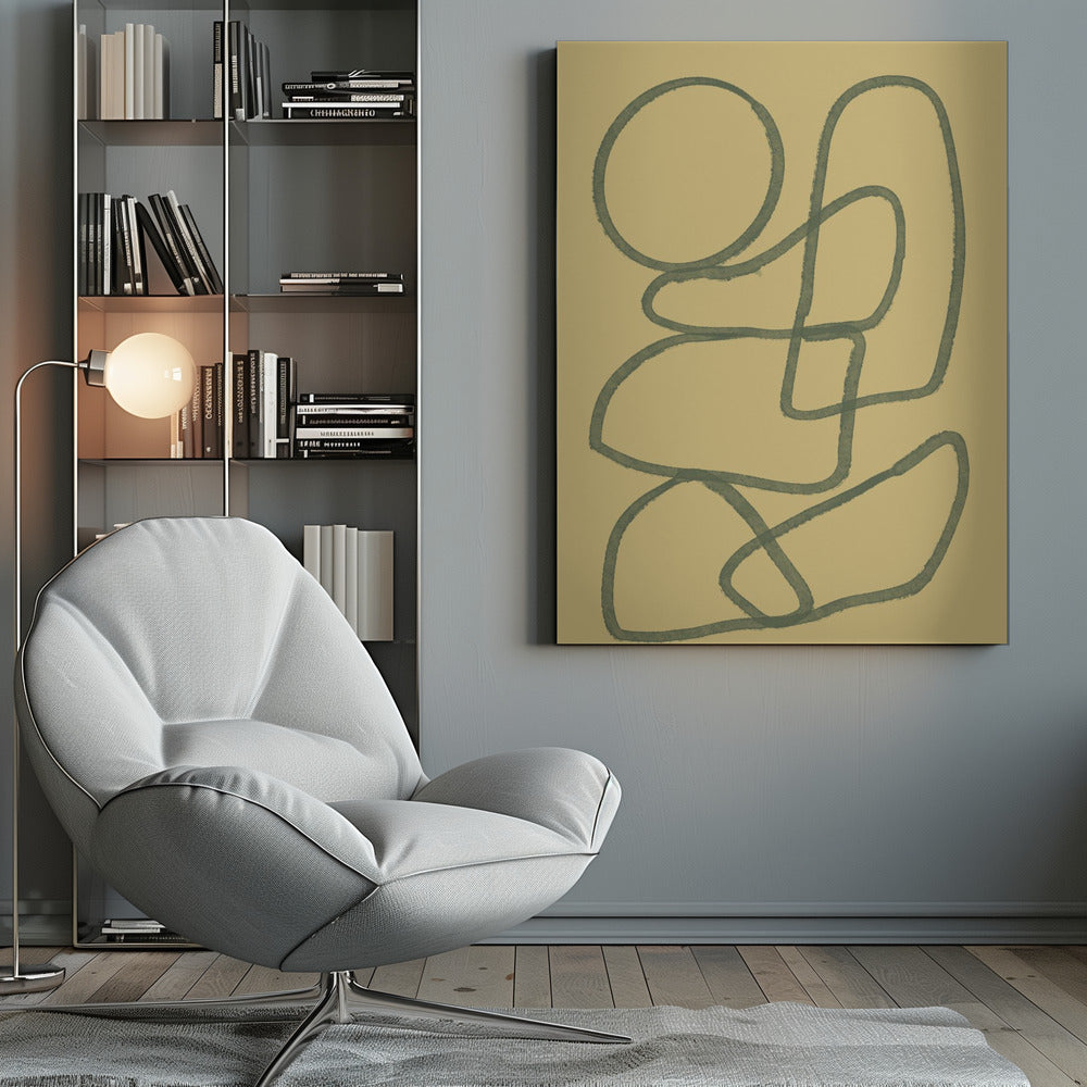 Abstract Art Canvas Print-wall-art-line-drawing-abstract-