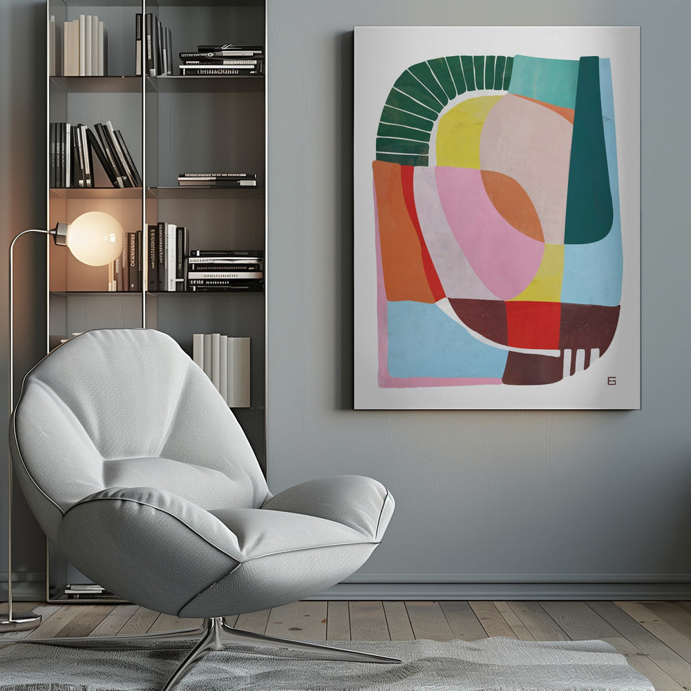 Abstract Art Canvas Print-wall-art-happiness-01-