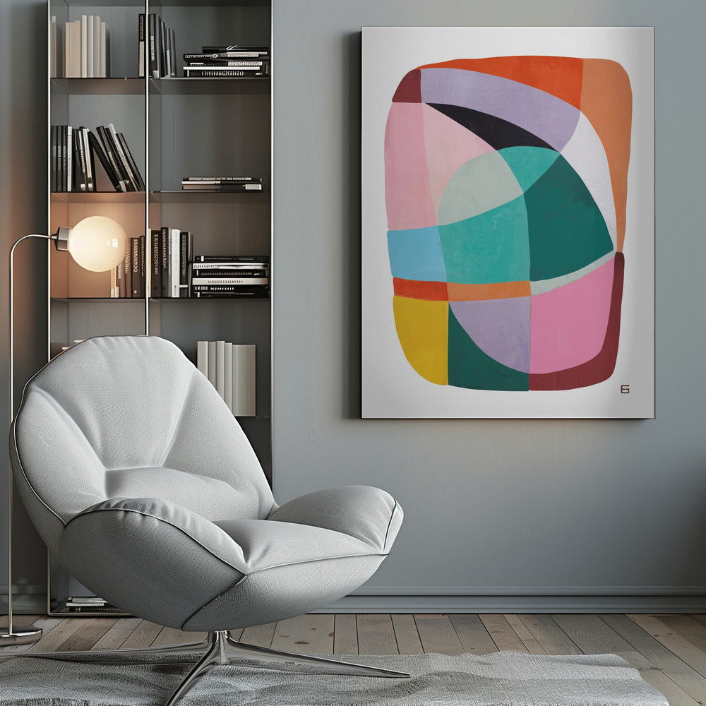 Abstract Art Canvas Print-wall-art-happiness-02-