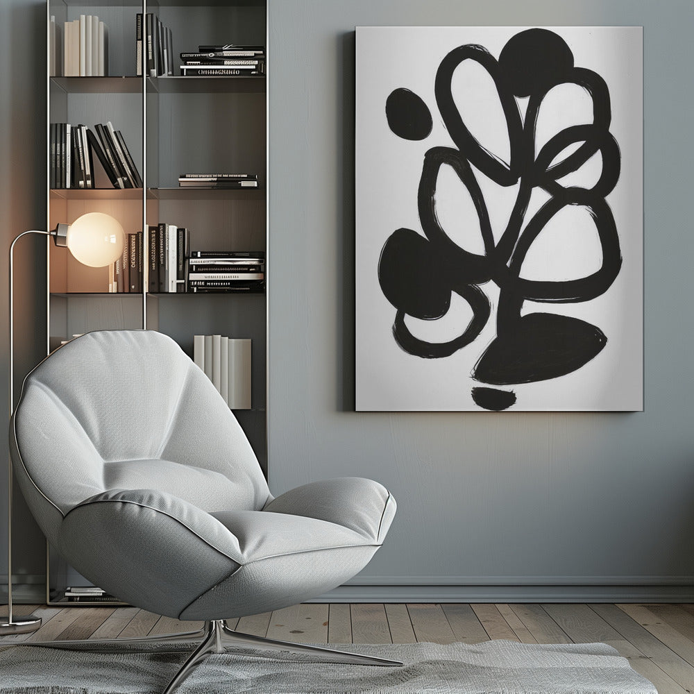 Abstract Art Canvas Print-wall-art-the-plant-no-3-