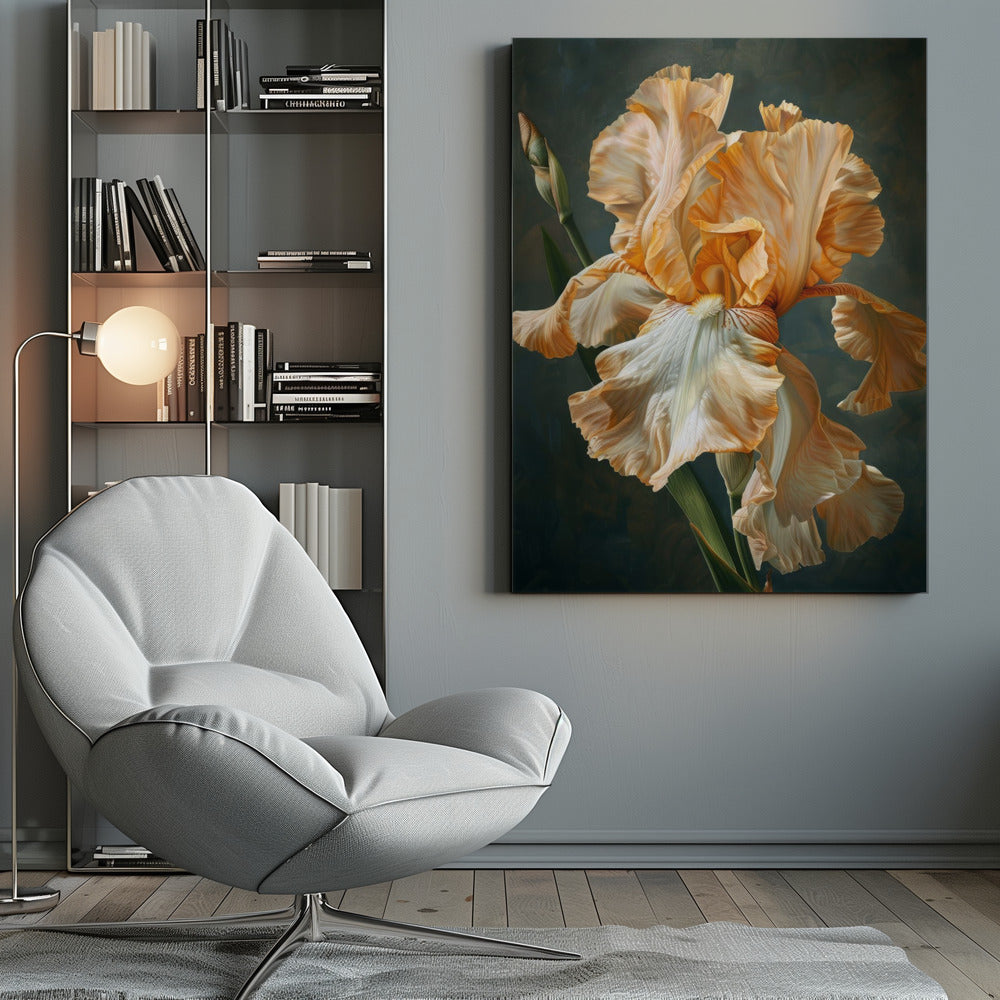 Floral Canvas Print-wall-art-iris-fl-73-inches