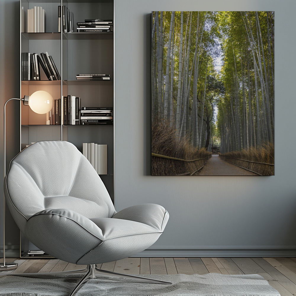 Landscape Photography Canvas Print-wall-art-mighty-arashiyama-bamboo-forest-