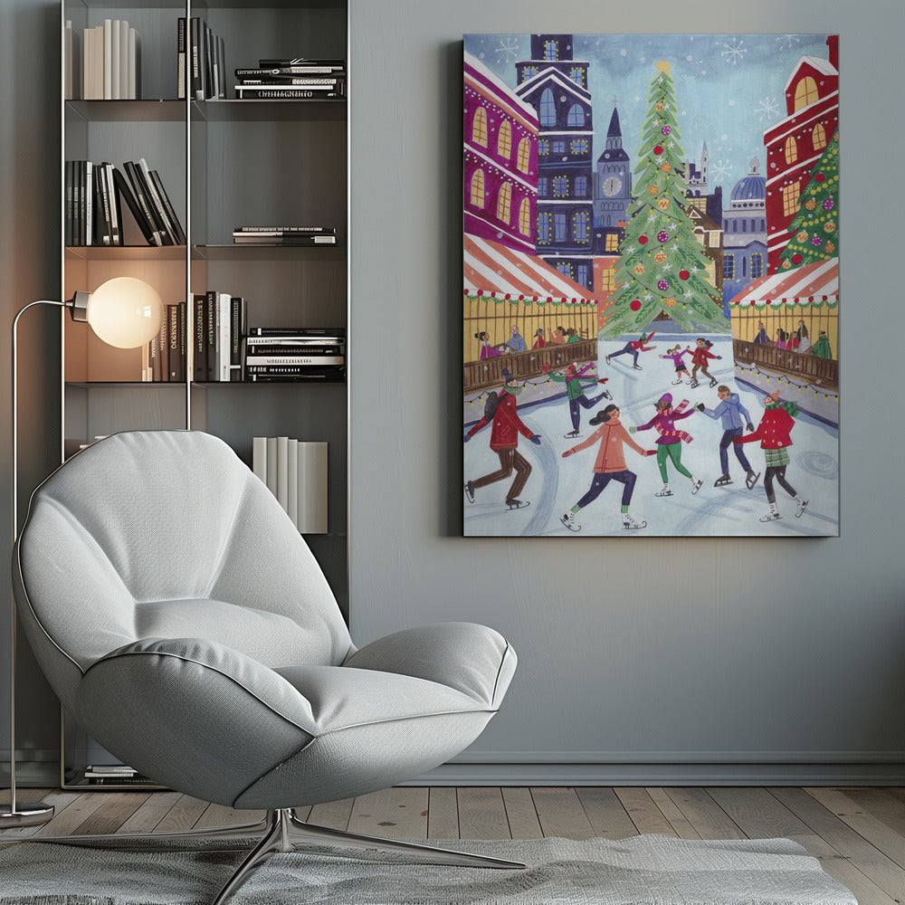 Wall art Skating in London Canvas Print