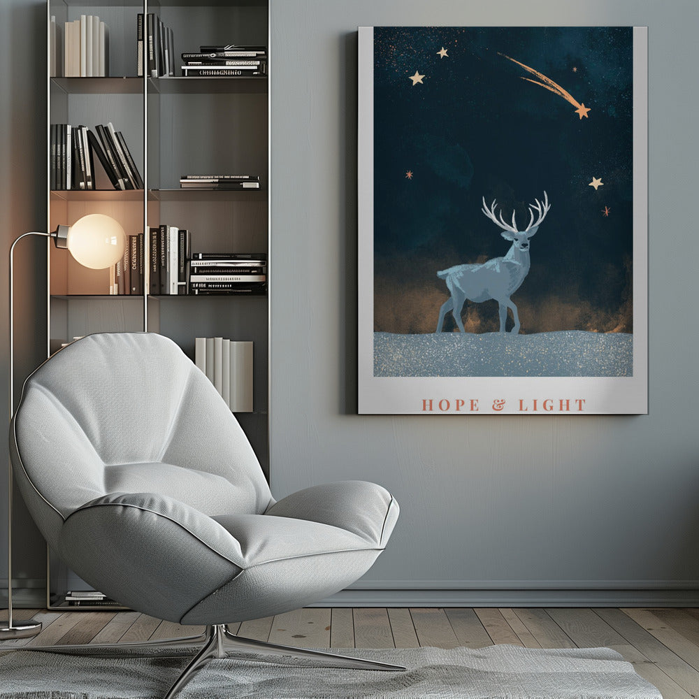 Wall art Hope &  Light Canvas Print