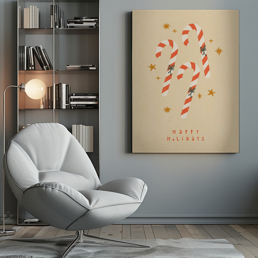 Wall art Candy Cane