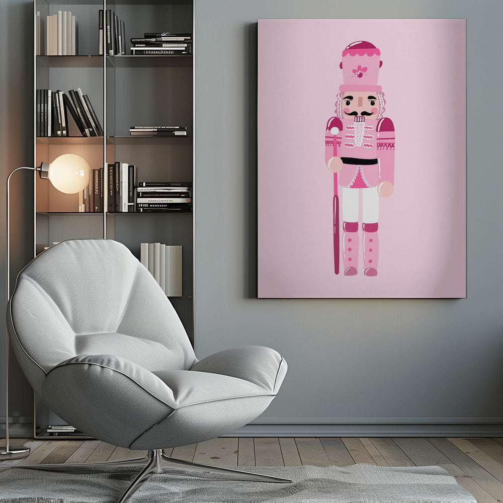 Wall art Pink Nutcracker