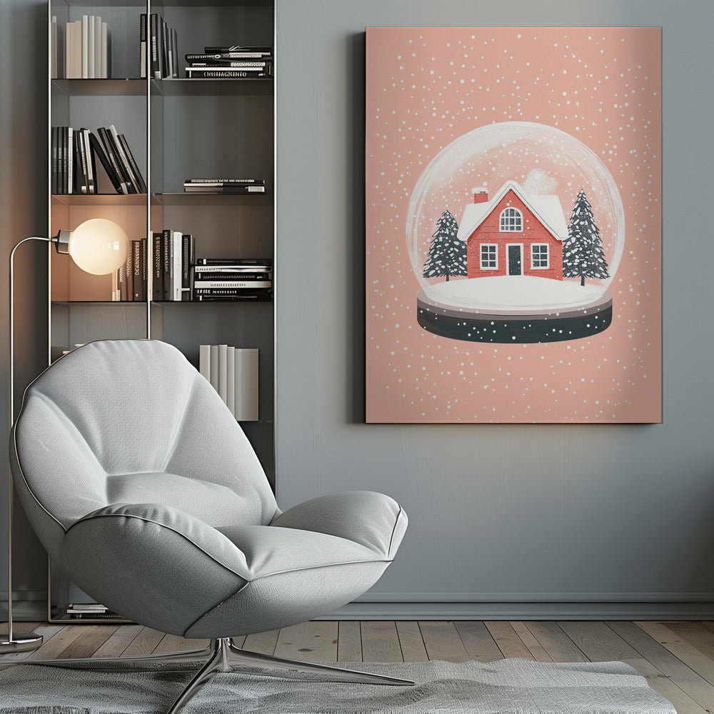 Wall art Christmas Ornament Glass Illustration