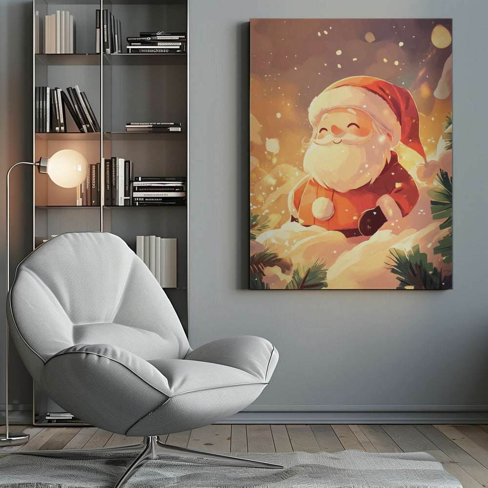 Wall art Santa Claus Canvas Print