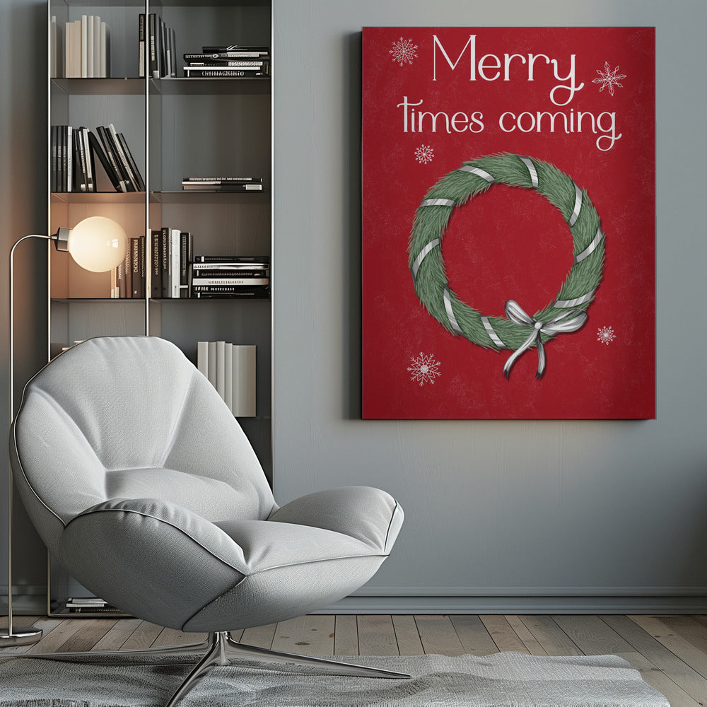 Wall art Merry times coming