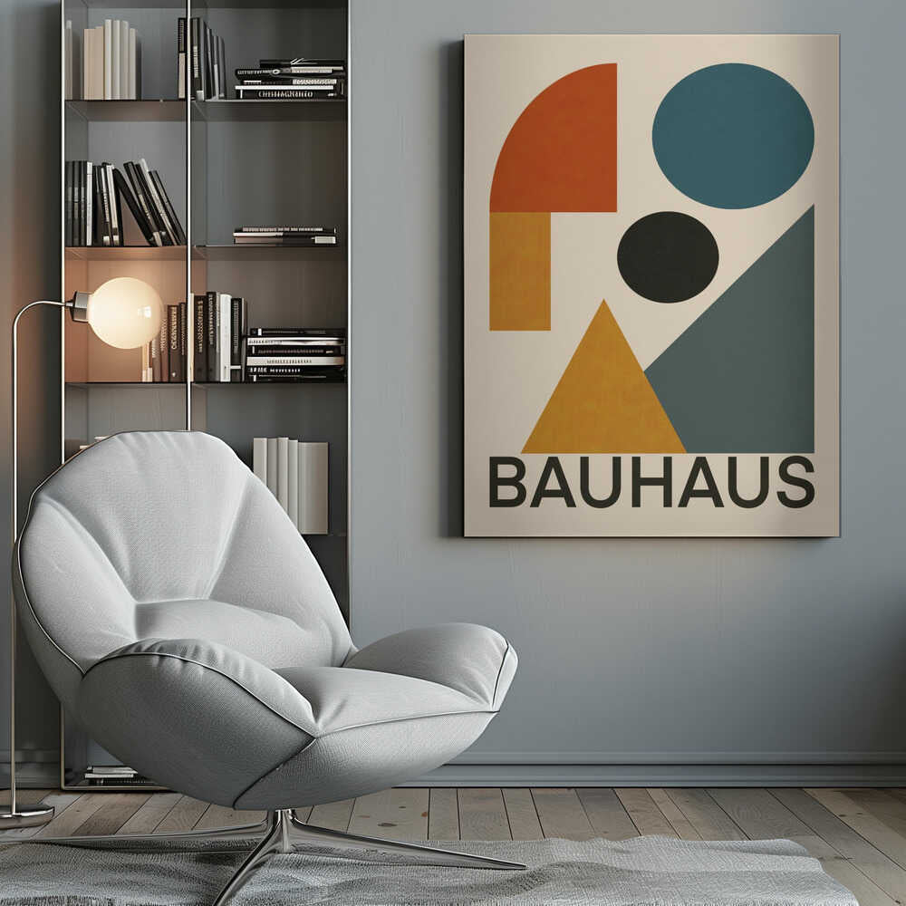Wall art Geometric Bauhaus Composition