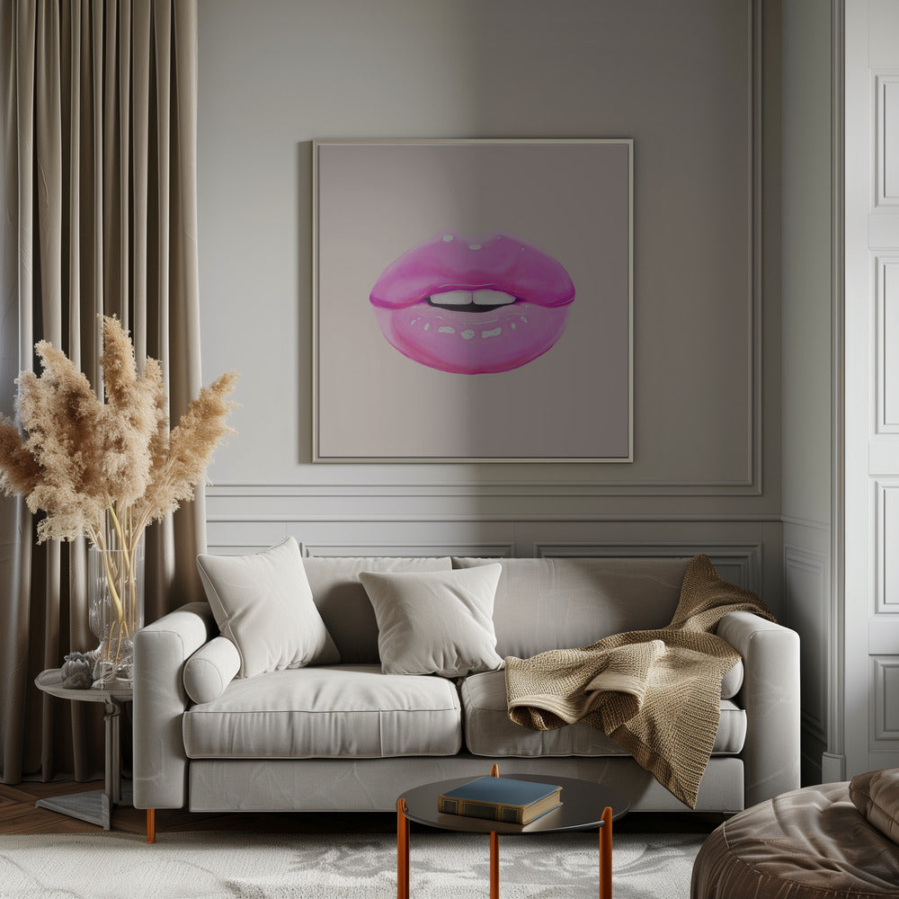 Wall art Pink Lips