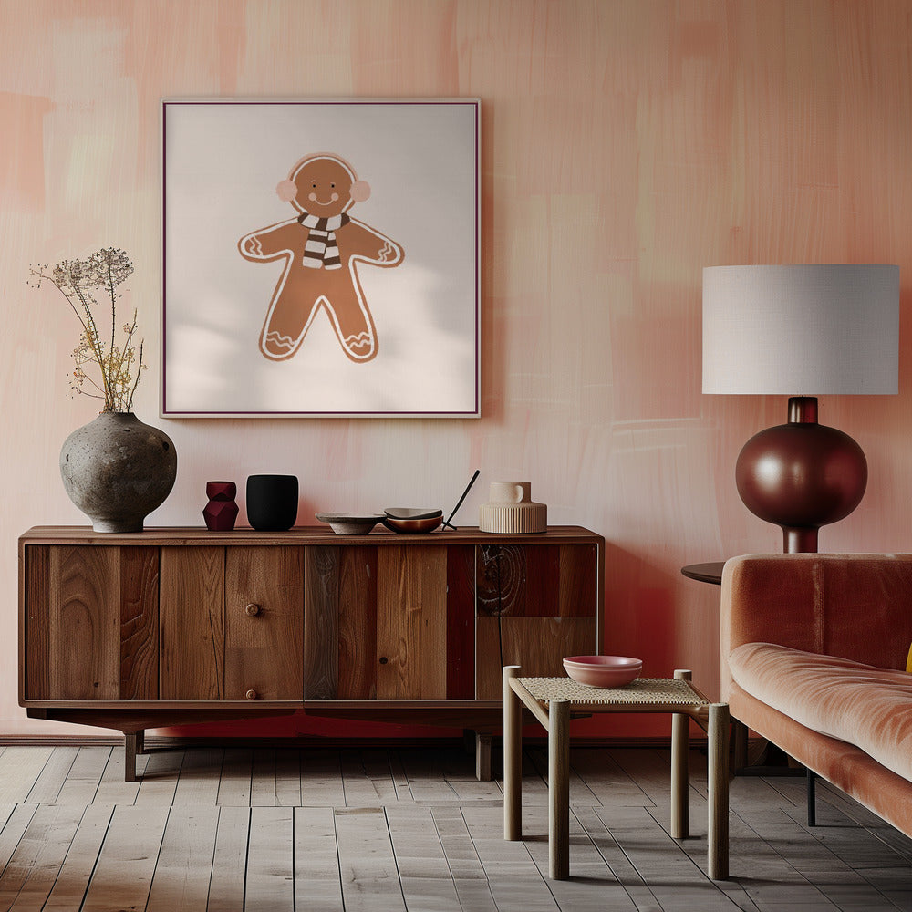 Wall art Gingerbread Man II