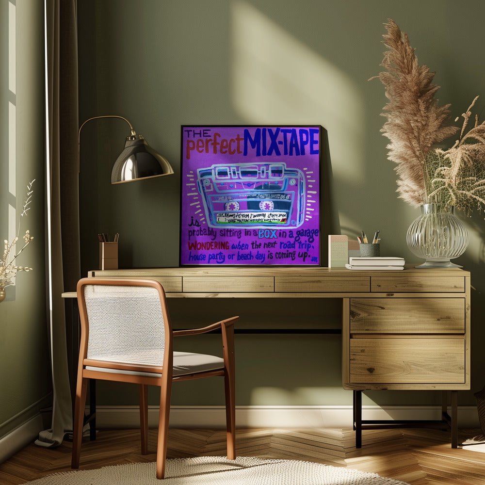 Wall art Mix Tape Canvas Print