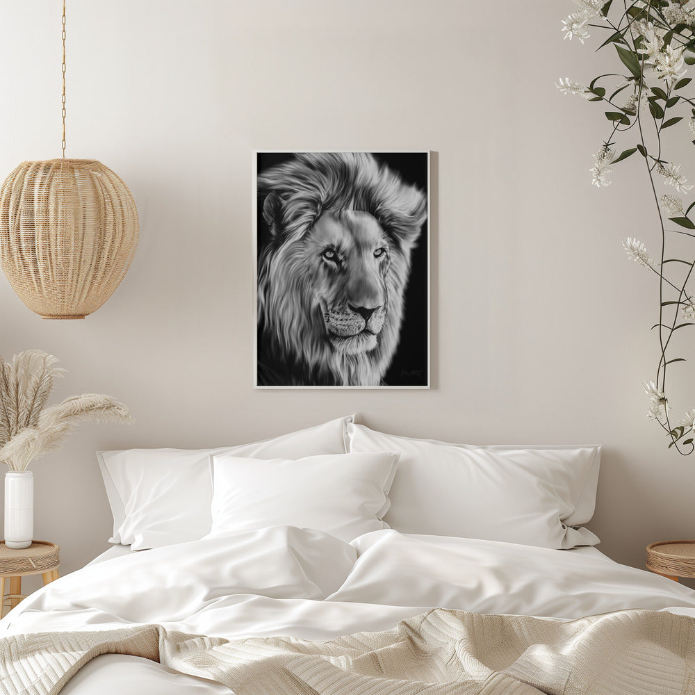 Wall Art Felines Nature-Inspired Canvas Print-wall-art-leo-ii-inches