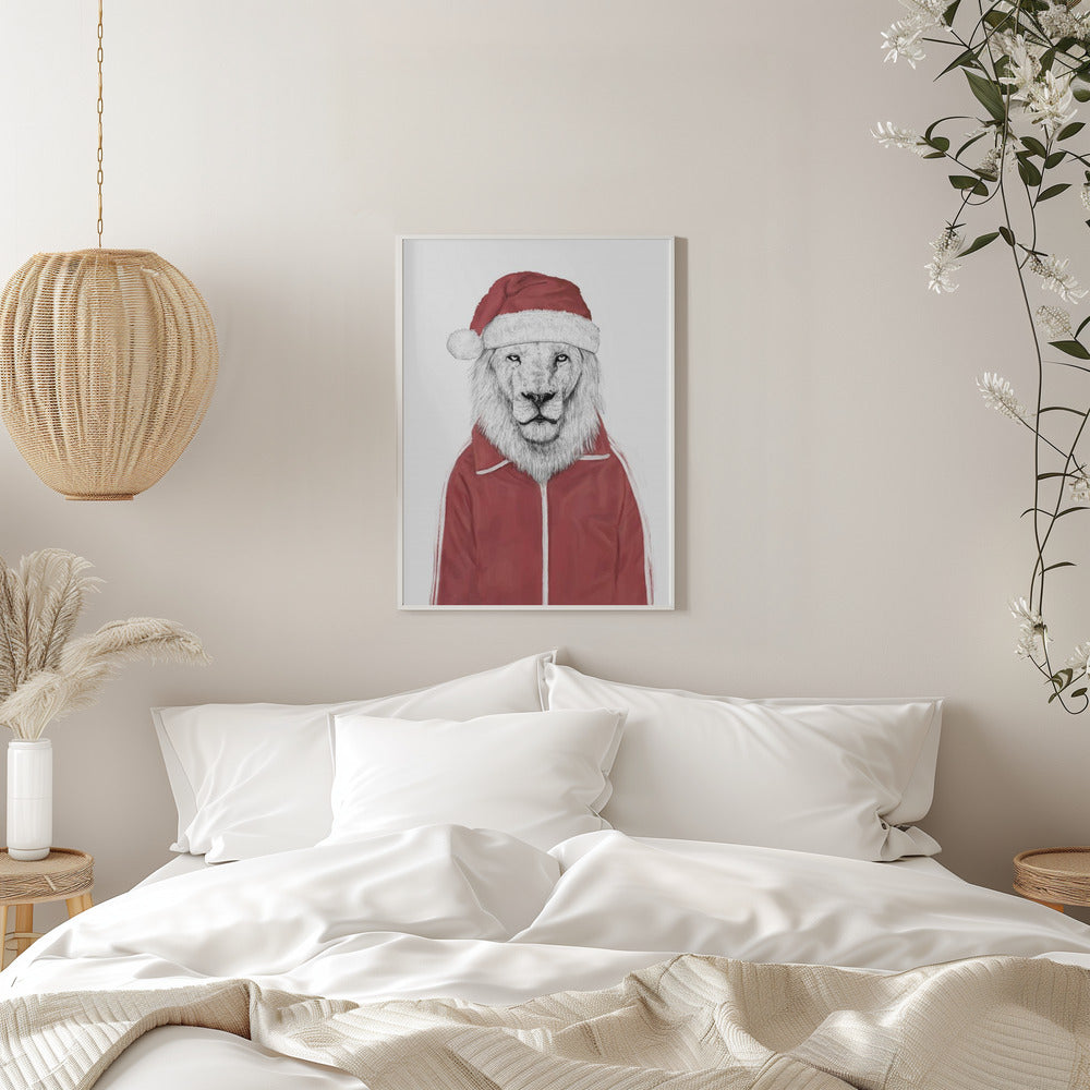 Wall art Santa lion