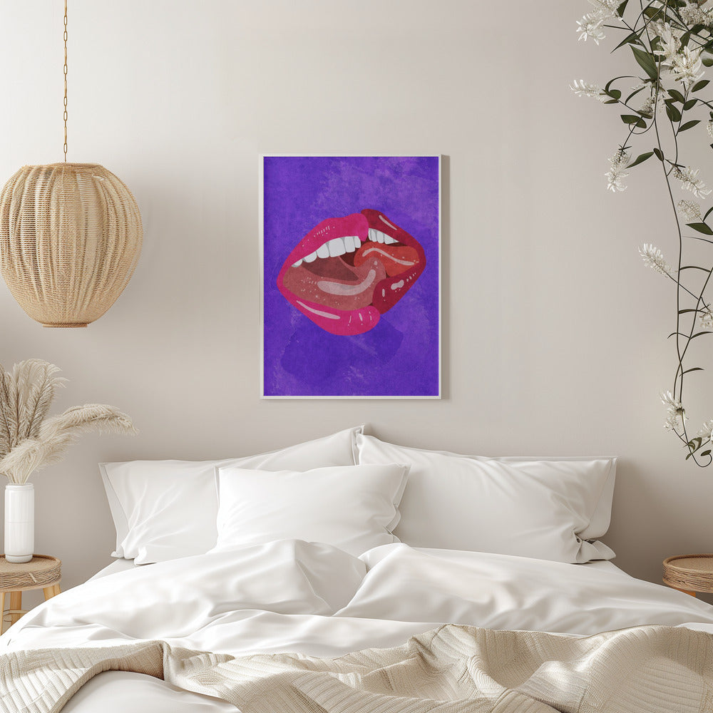 Wall art Kissing