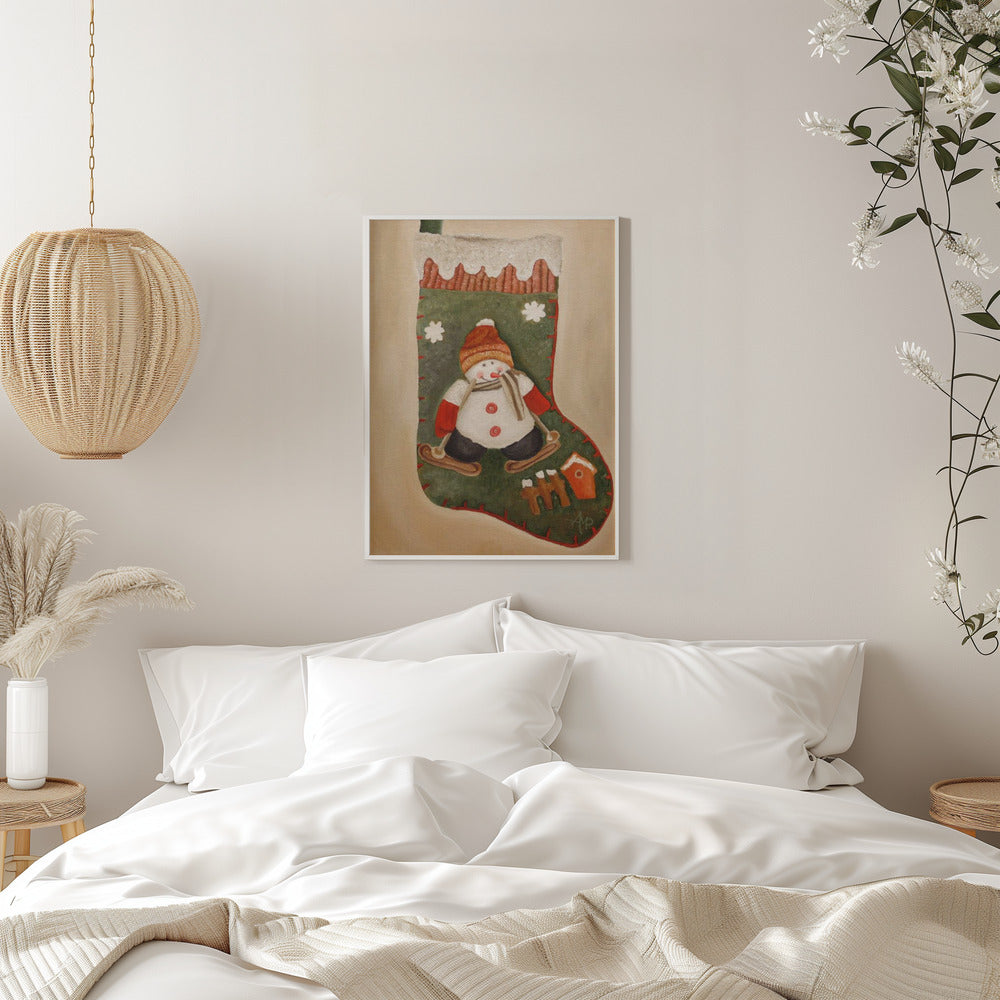 Wall art Christmas Stocking