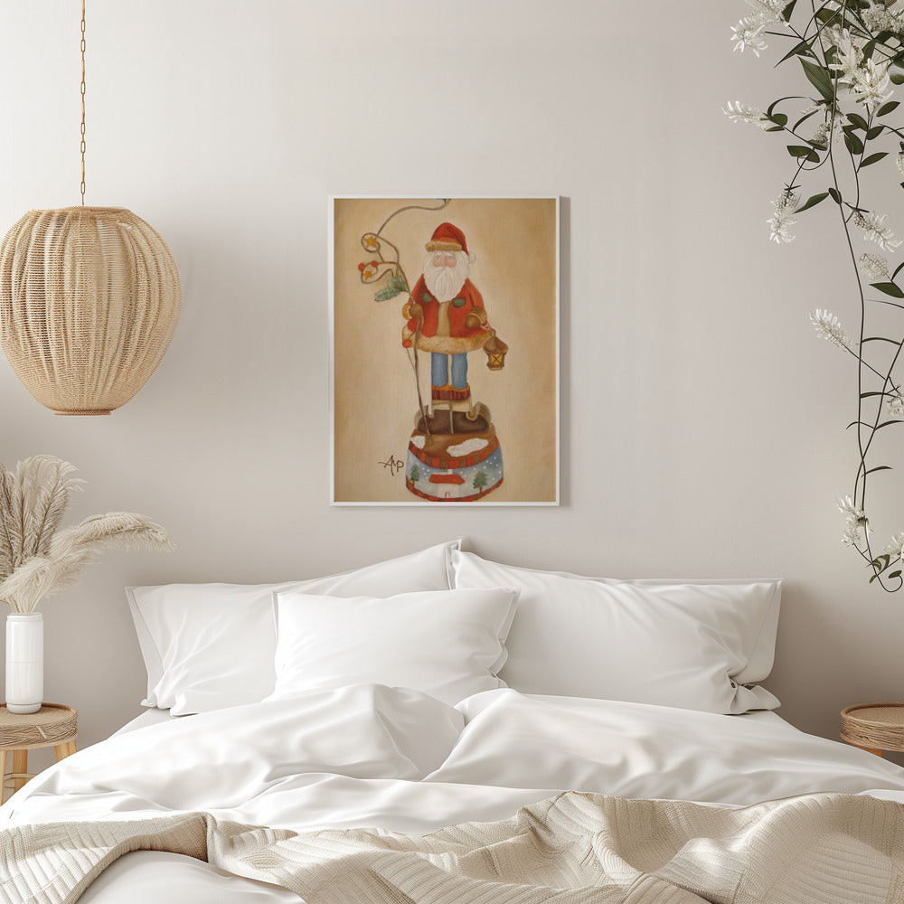 Wall art Santa Is Coming