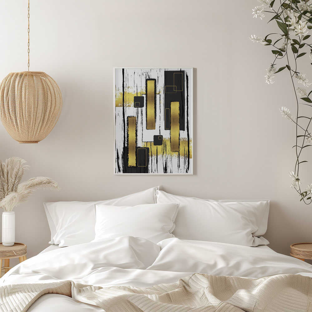 Wall art ABSTRACT ART Lively geometric fun